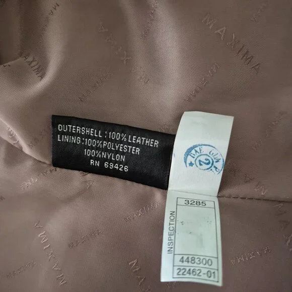 Wilsons Leather Women’s Black Leather Coat Size L Tailored Classic - Picture 5 of 5